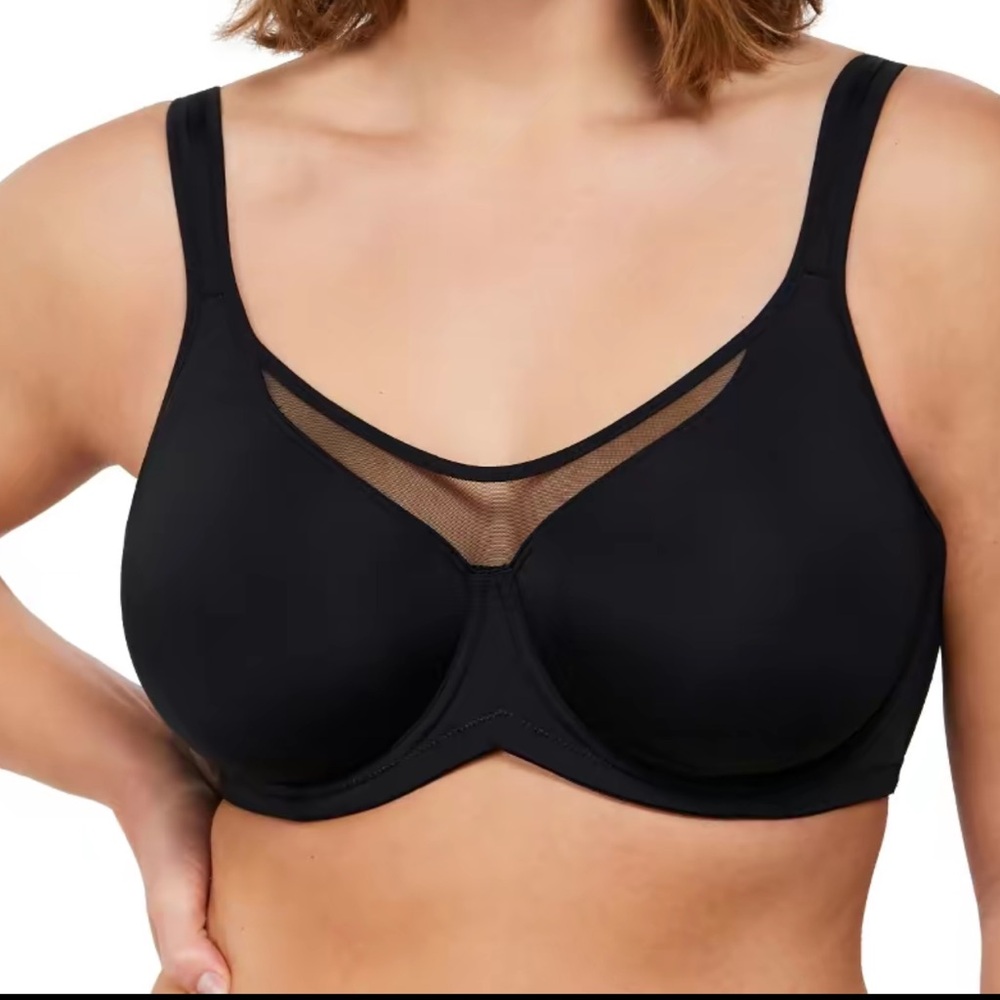 Black Underwire Bra with Tag - Size 38C
